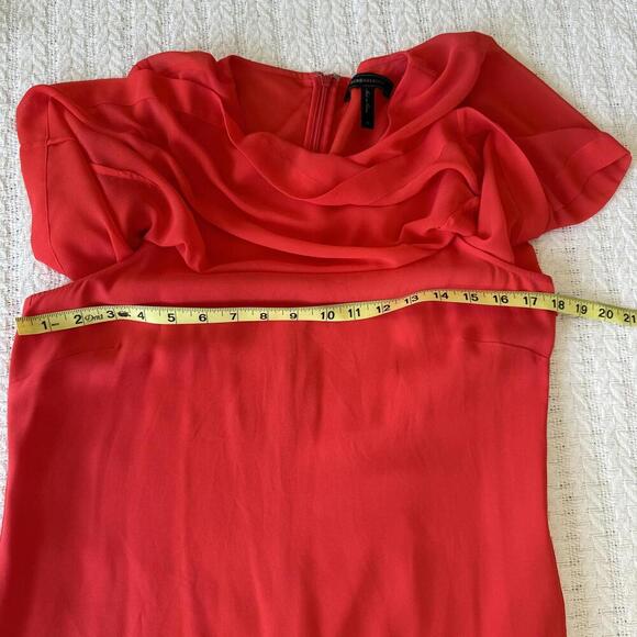BCBG Mini Coral Red Dress - Size S - Picture 5 of 7